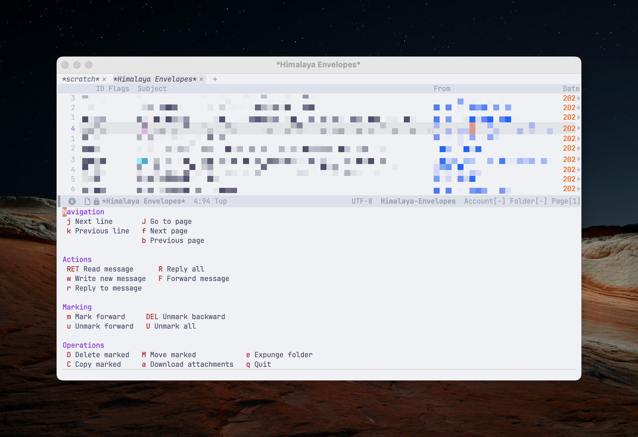 Preview of Himalaya Menu Emacs